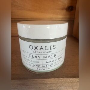 NEW Oxalis Apothecary Wildflower Clay Mask 2 oz
